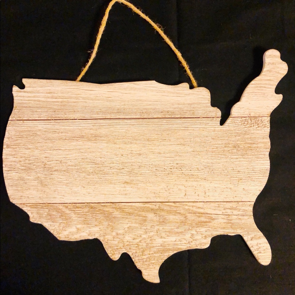 White Washed Wood America Decor